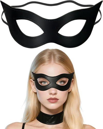 Halloween cat woman mask - halloween,